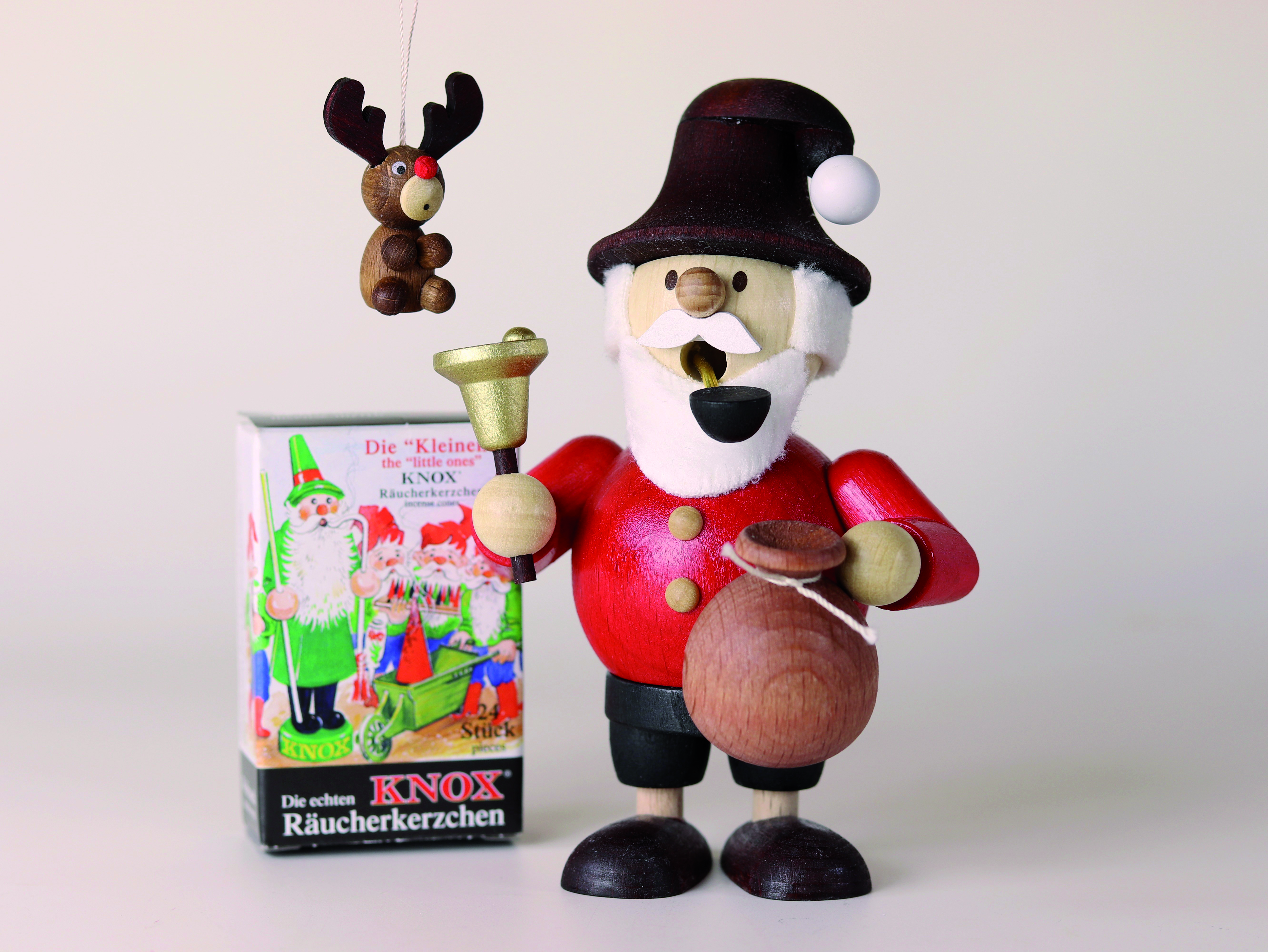Geschenkset Mini-Räuchermann 'Weihnachtswichtel'