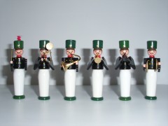Tischschmuck "Bergmänner mit Instrumenten"