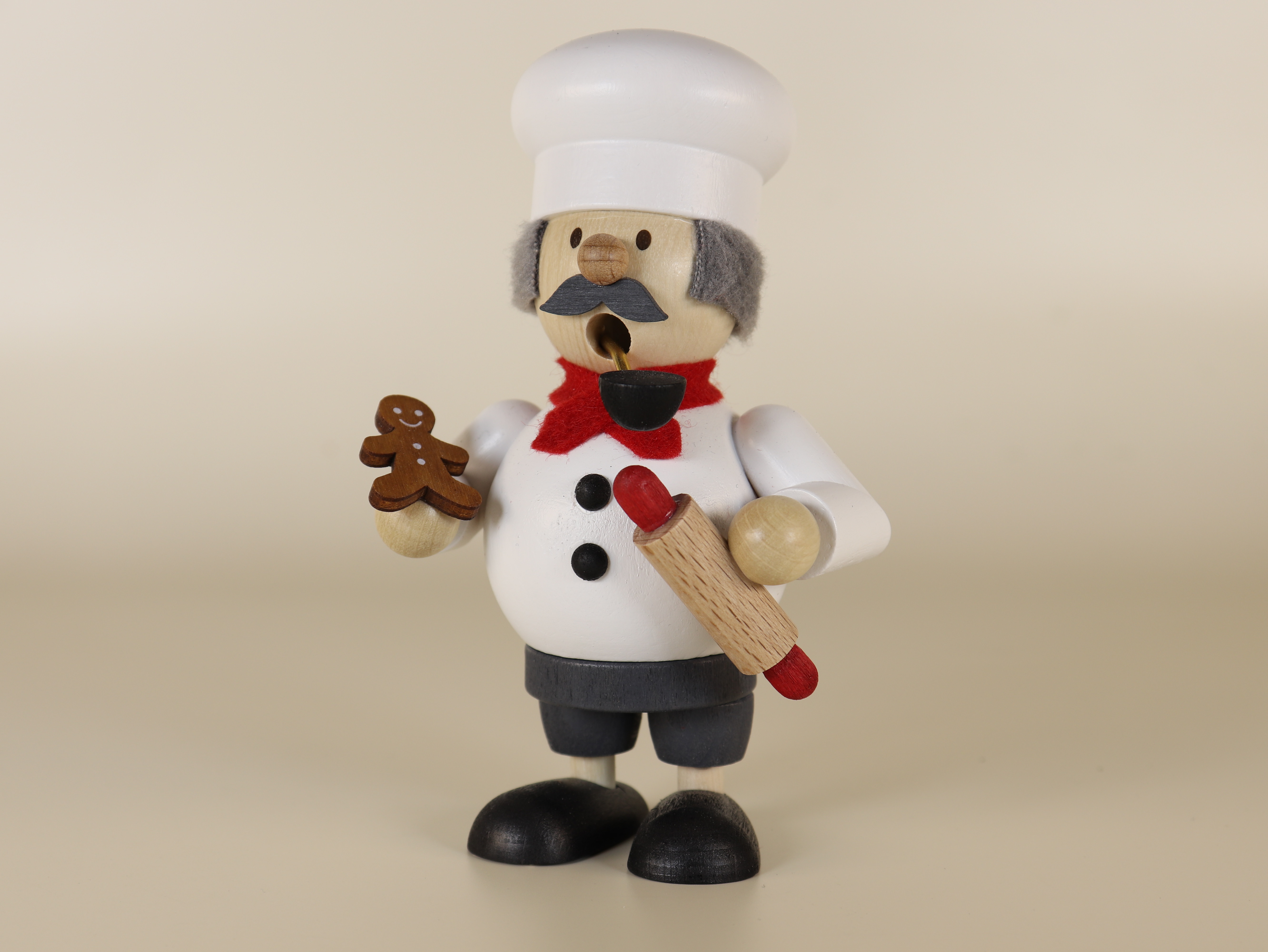 Mini-Räuchermann Bäcker  "Purzel"