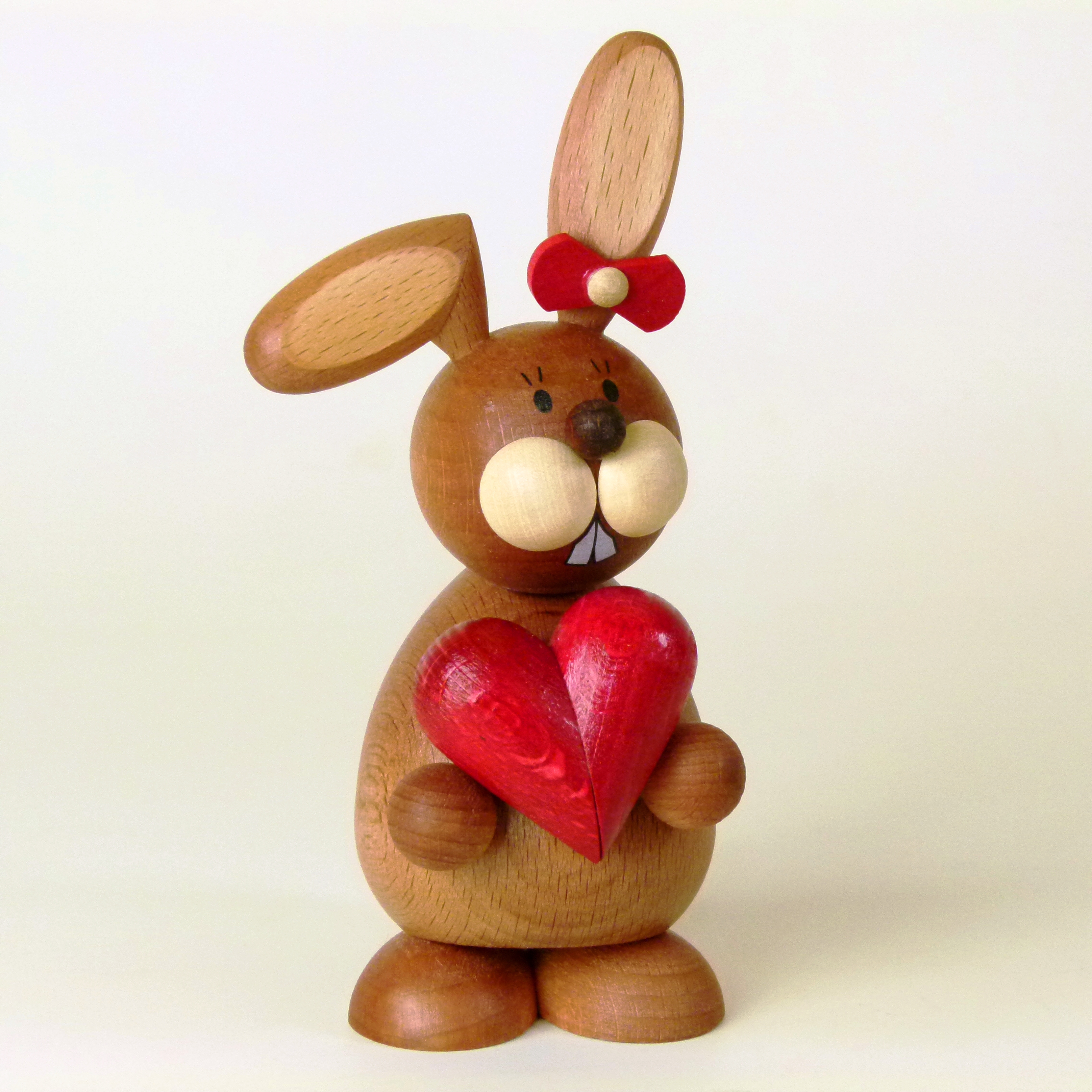 Tischschmuck Osterhasen-Frau stehend mit Herz kaufen