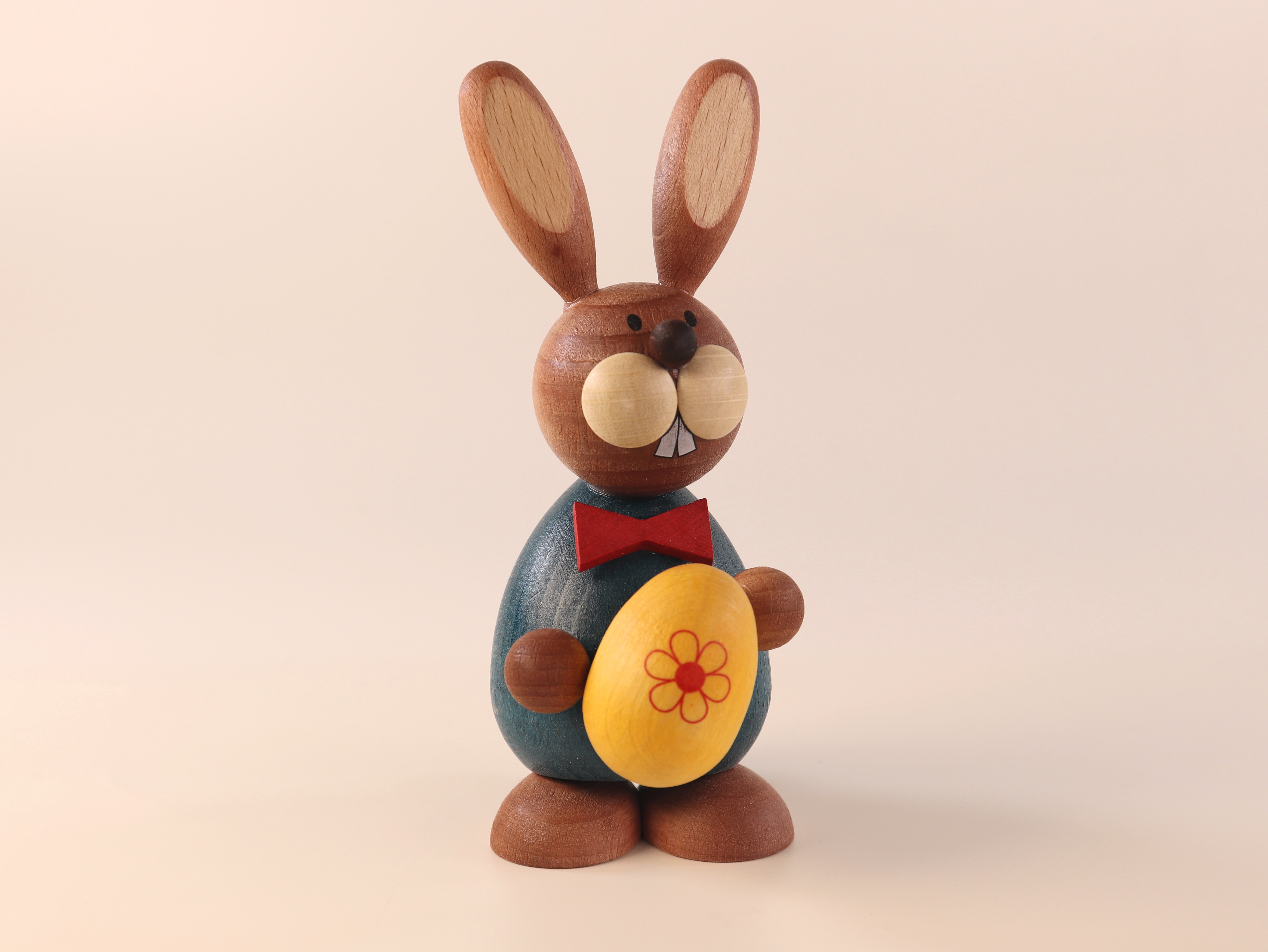 Tisch-Dekoration Osterhase stehend mit großem Ei kaufen